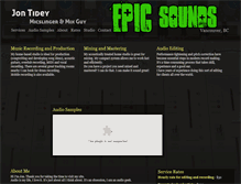 Tablet Screenshot of epicsounds.ca
